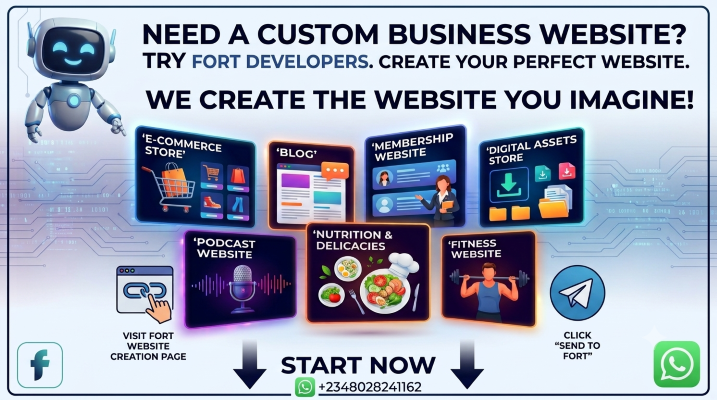 Custom Website Creation Banner